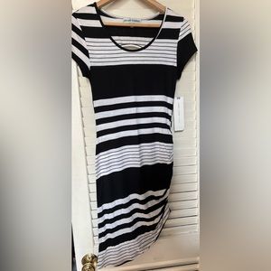 NWT Almost Famous dress bodycon side rouching